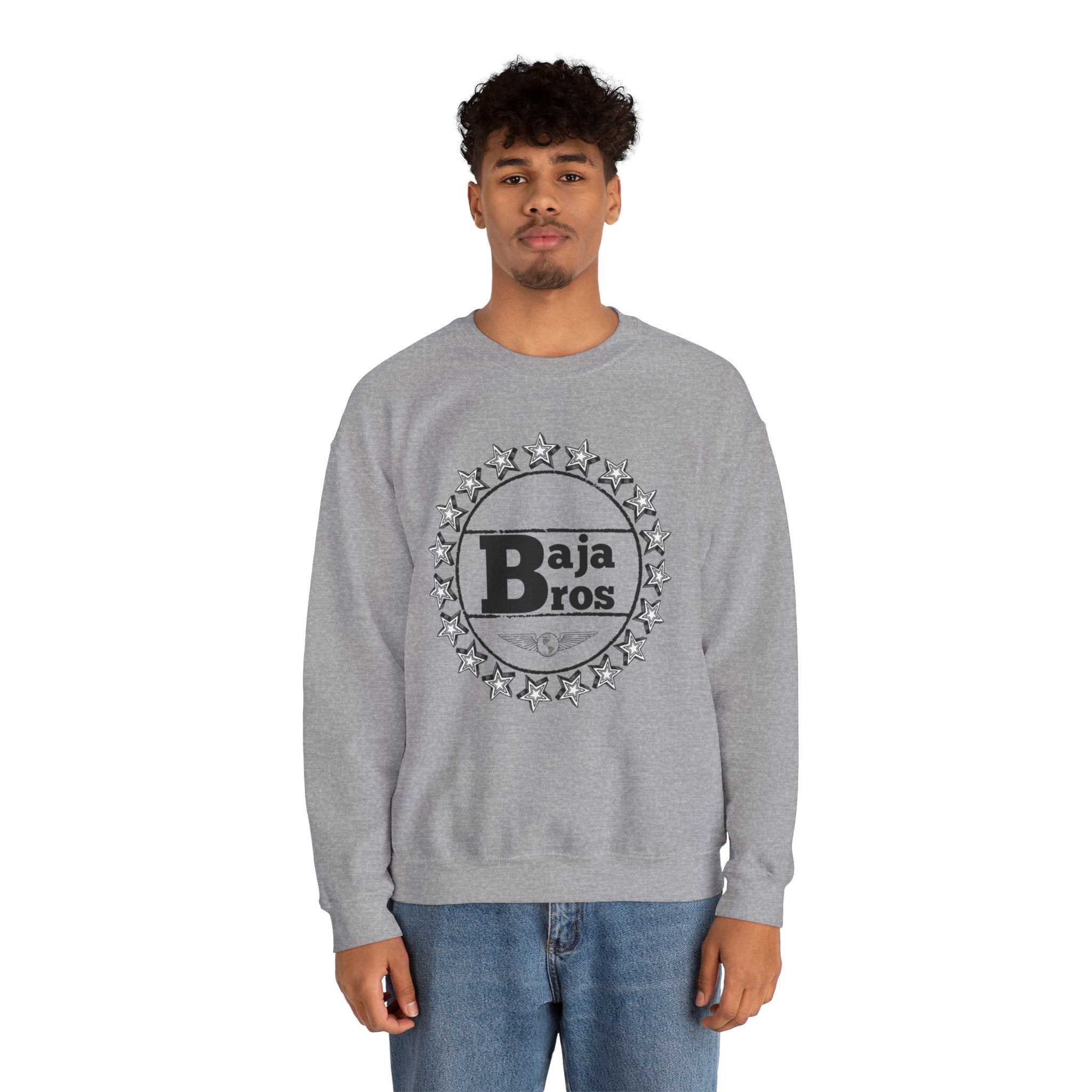 Baja Bros Sweatshirt | Unisex Crewneck, Cozy Gift, Casual Wear, Graphic Pullover, Perfect for Friends & Family