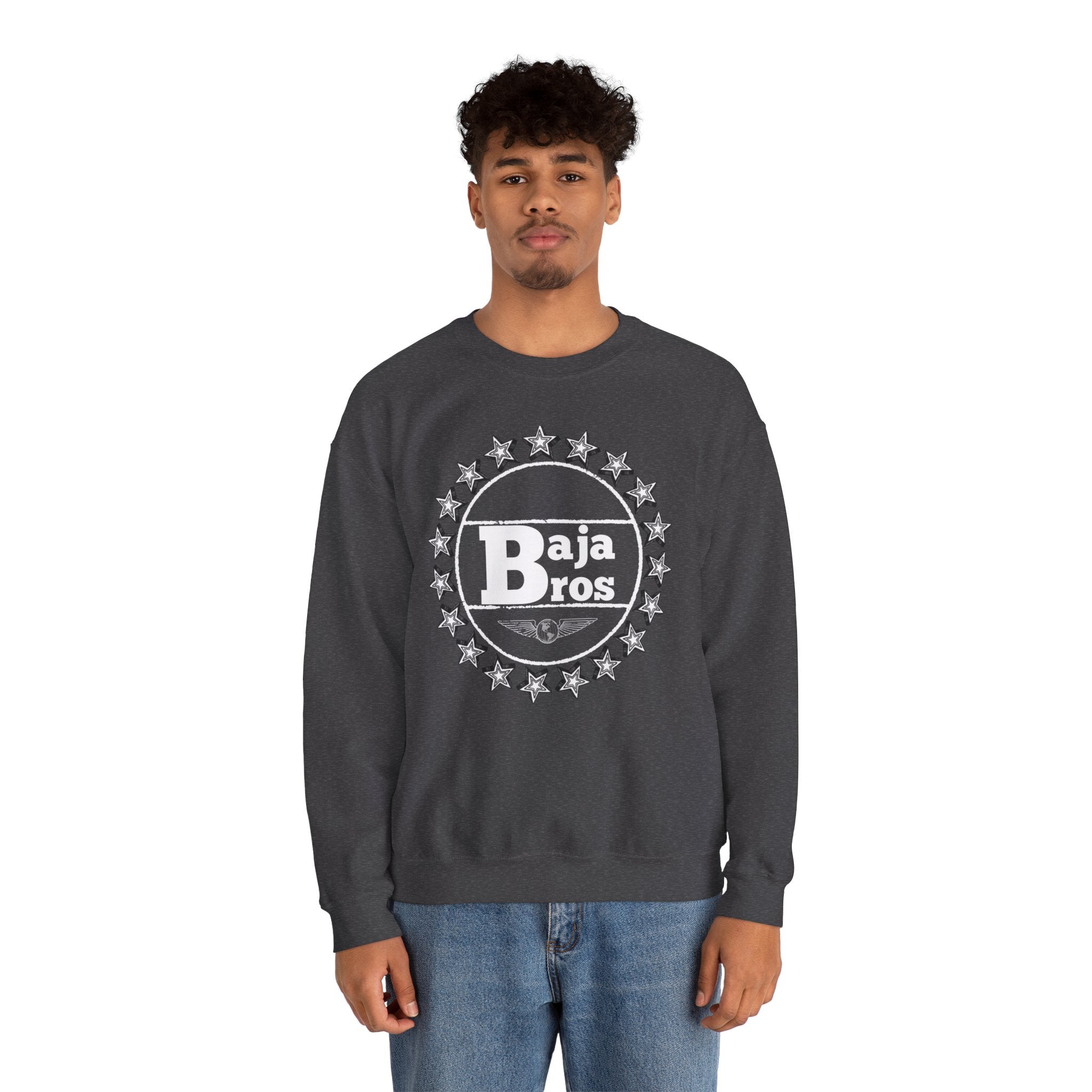 Baja Bros Sweatshirt | Unisex Crewneck, Cozy Gift, Casual Wear, Graphic Pullover, Perfect for Friends & Family