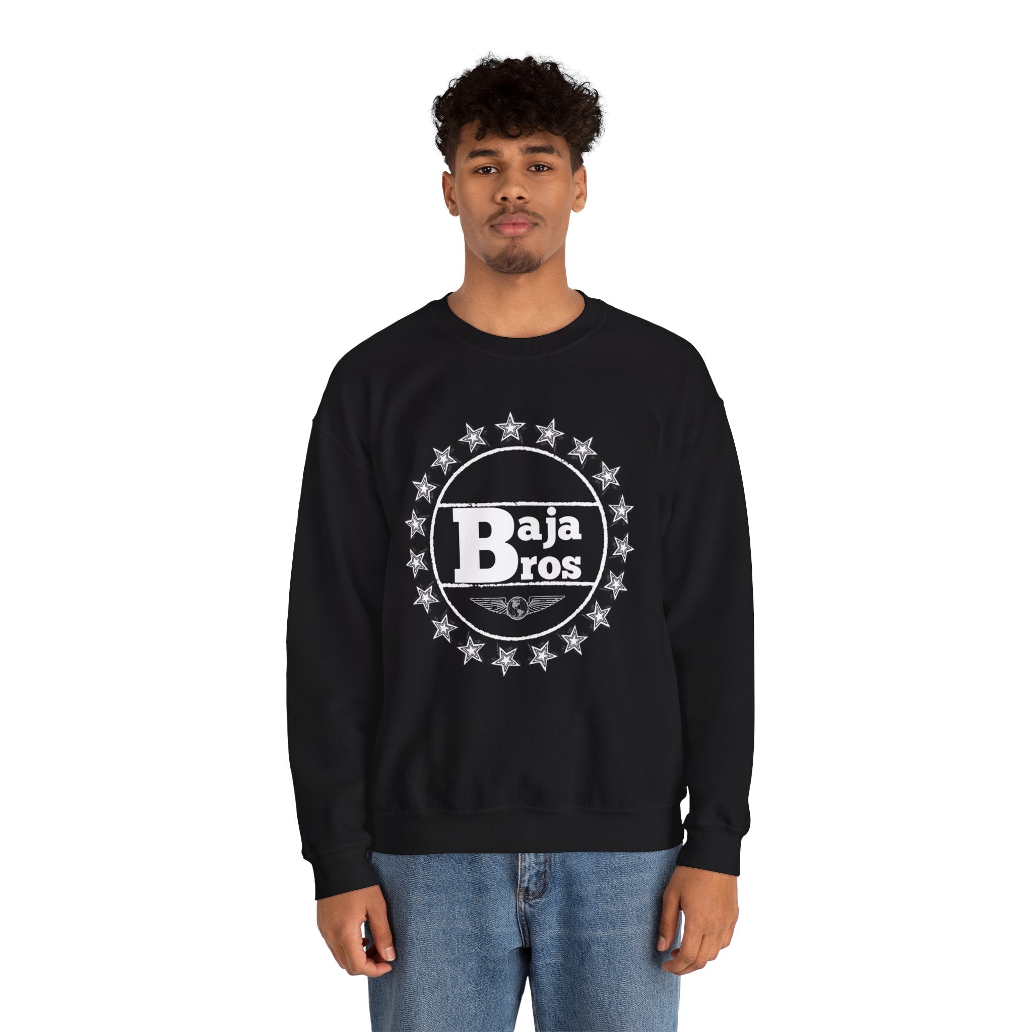Baja Bros Sweatshirt | Unisex Crewneck, Cozy Gift, Casual Wear, Graphic Pullover, Perfect for Friends & Family