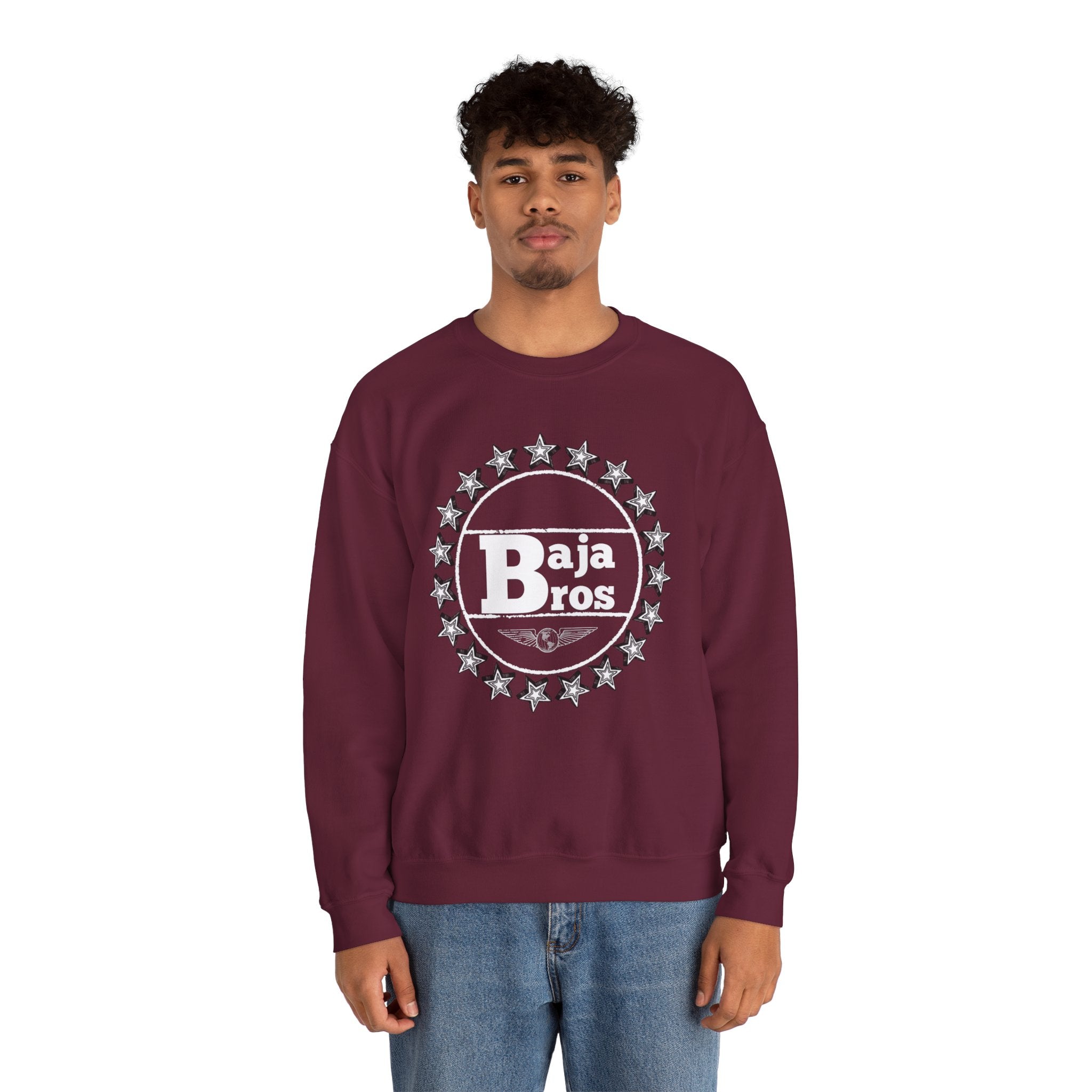 Baja Bros Sweatshirt | Unisex Crewneck, Cozy Gift, Casual Wear, Graphic Pullover, Perfect for Friends & Family