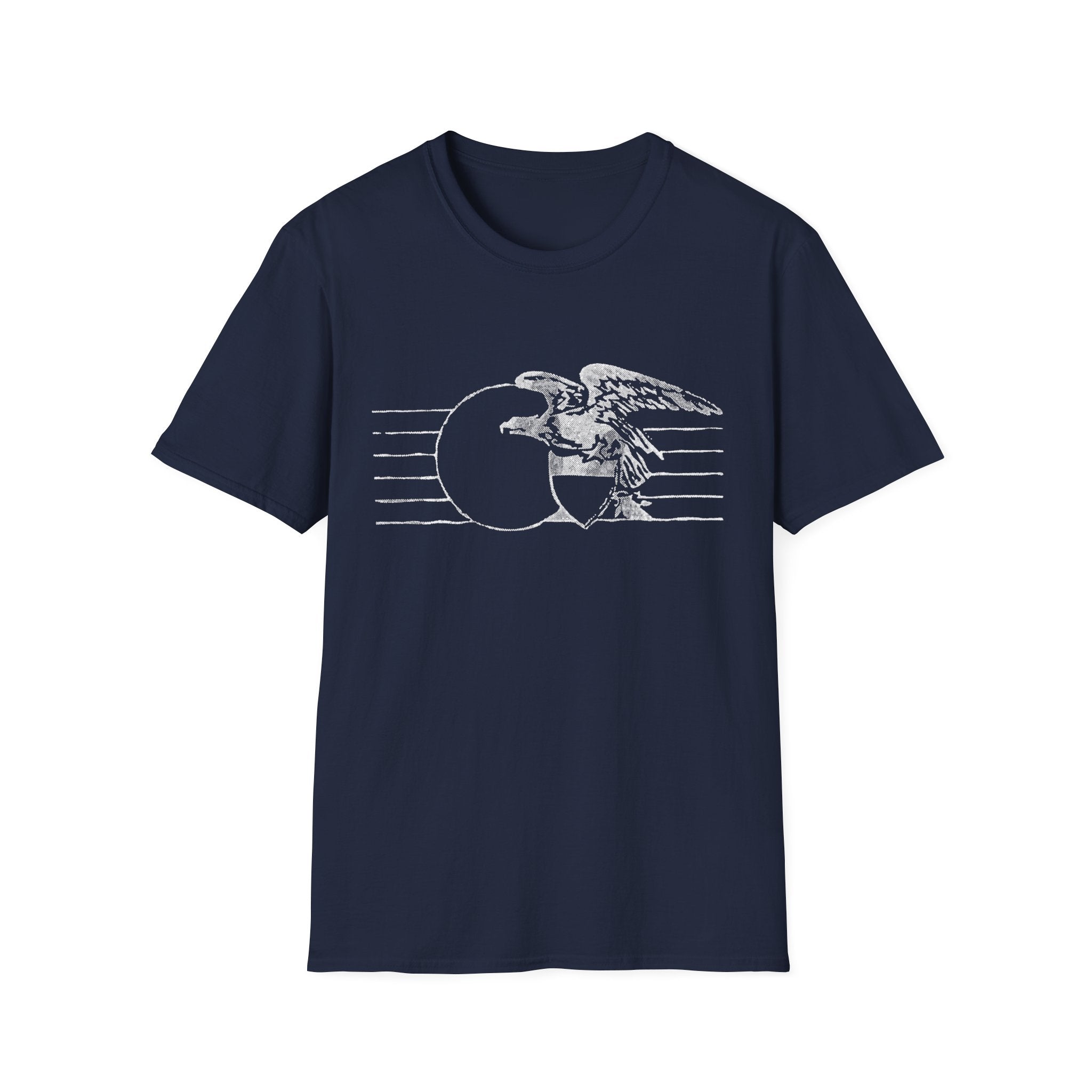 Vintage Eagle Graphic Unisex Softstyle T-Shirt, Casual Tee