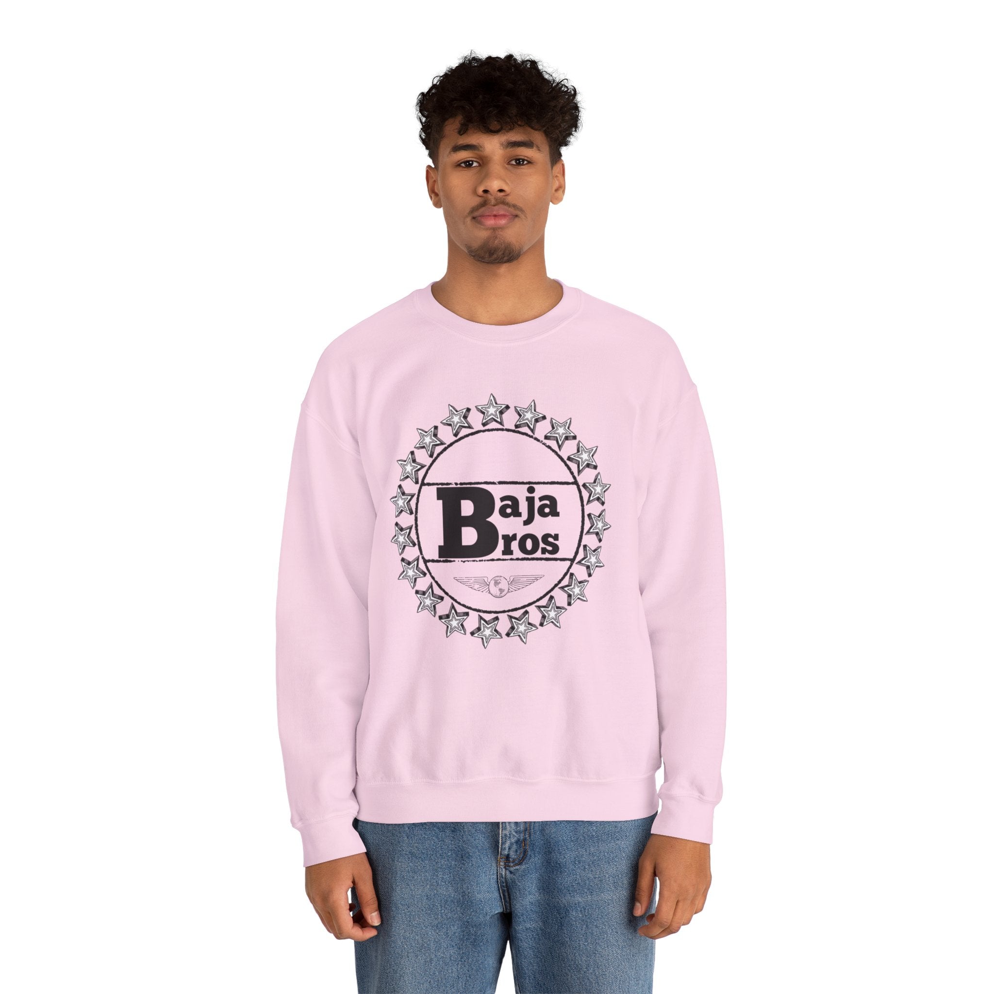 Baja Bros Sweatshirt | Unisex Crewneck, Cozy Gift, Casual Wear, Graphic Pullover, Perfect for Friends & Family