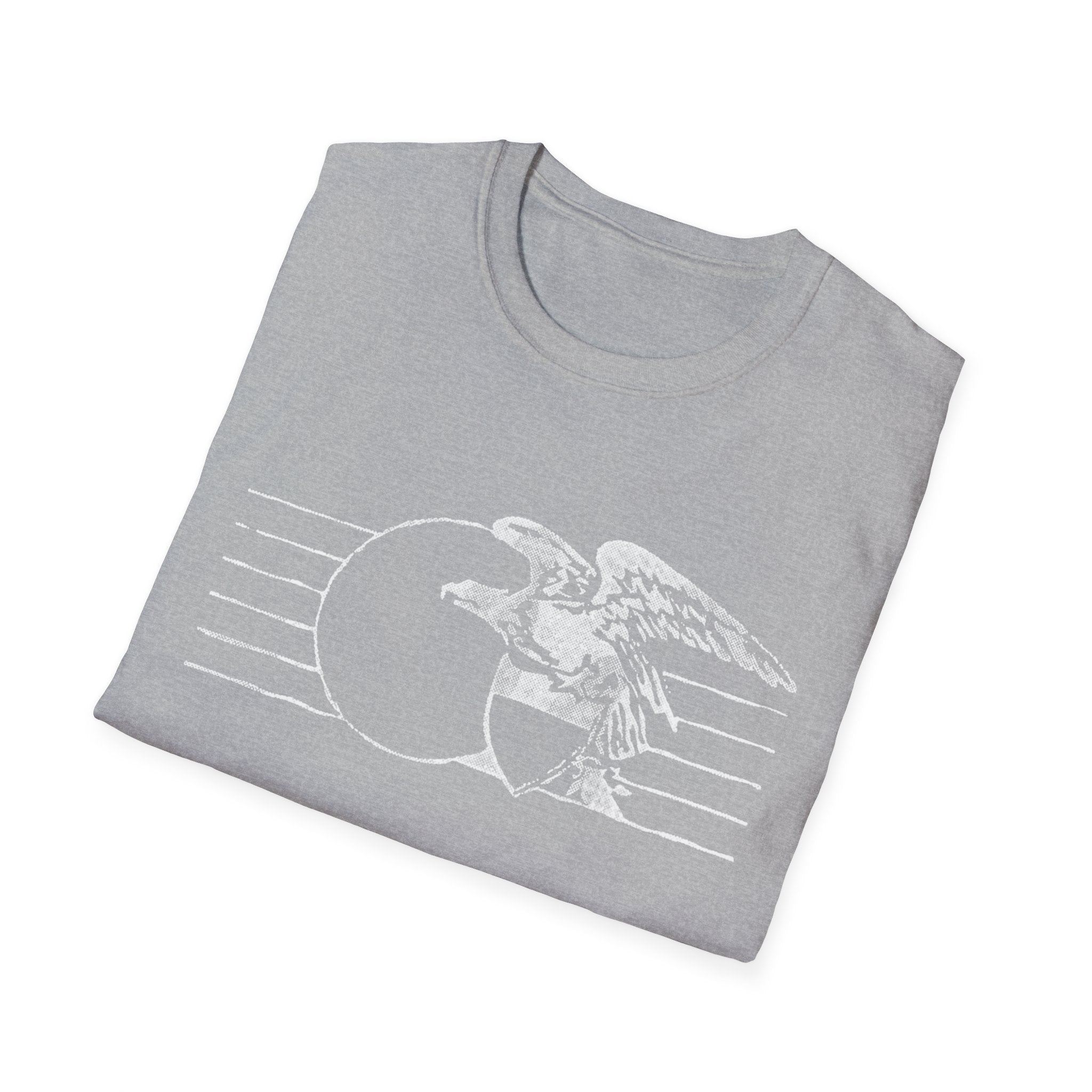 Vintage Eagle Graphic Unisex Softstyle T-Shirt, Casual Tee