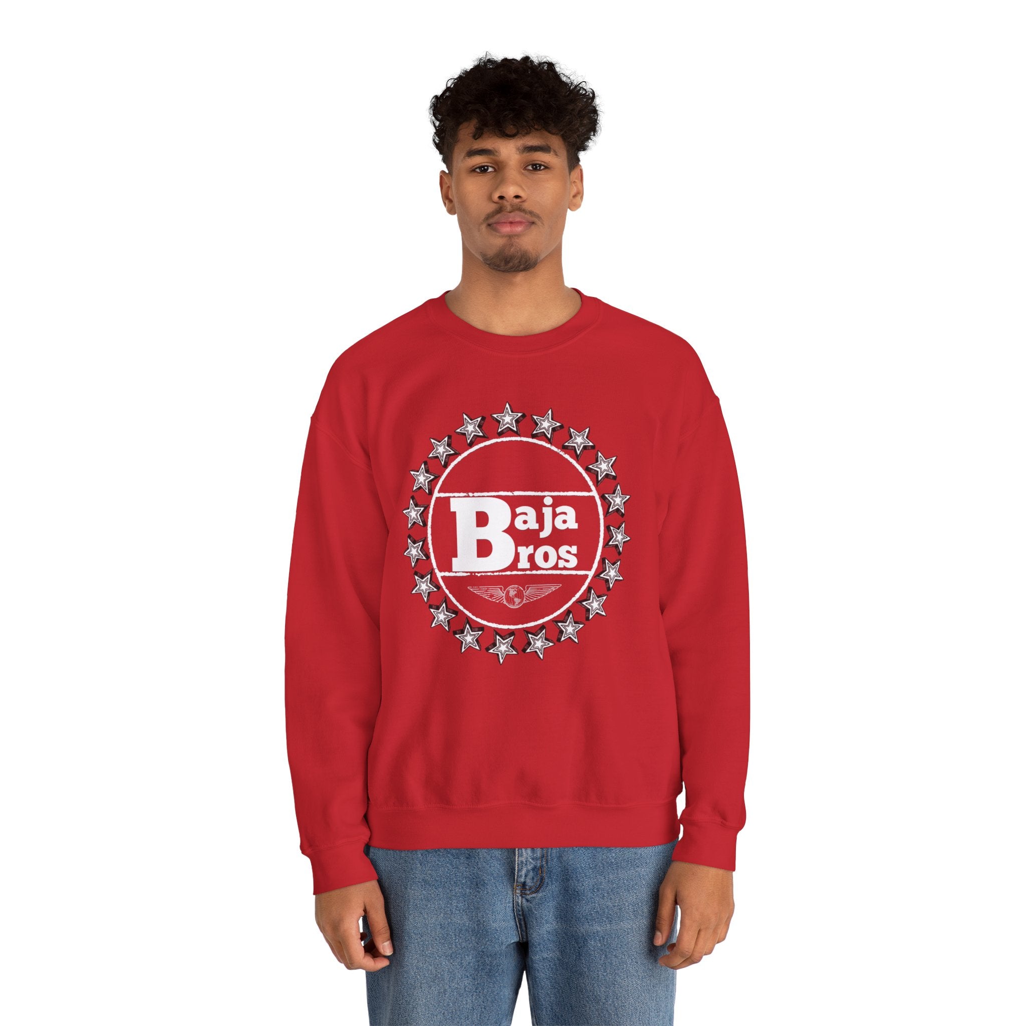 Baja Bros Sweatshirt | Unisex Crewneck, Cozy Gift, Casual Wear, Graphic Pullover, Perfect for Friends & Family