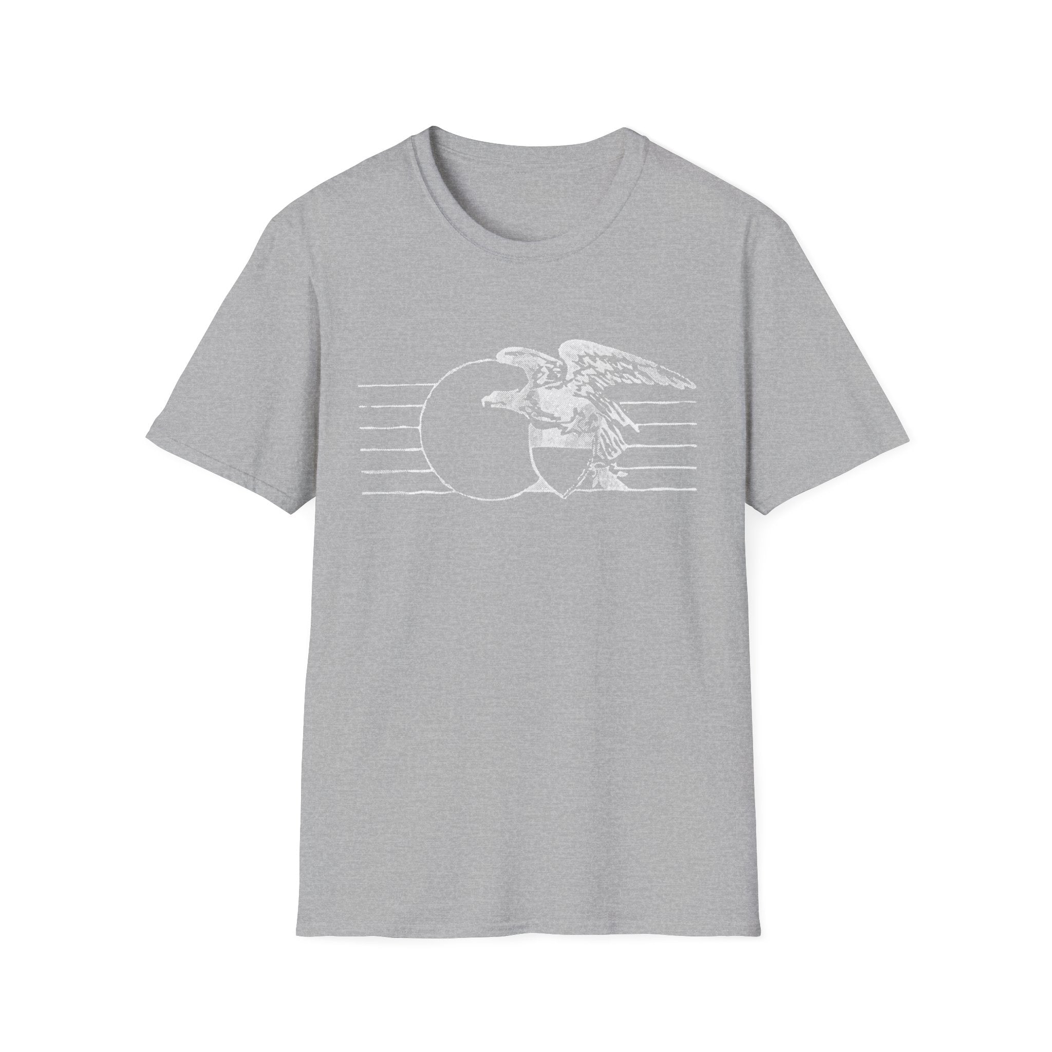 Vintage Eagle Graphic Unisex Softstyle T-Shirt, Casual Tee