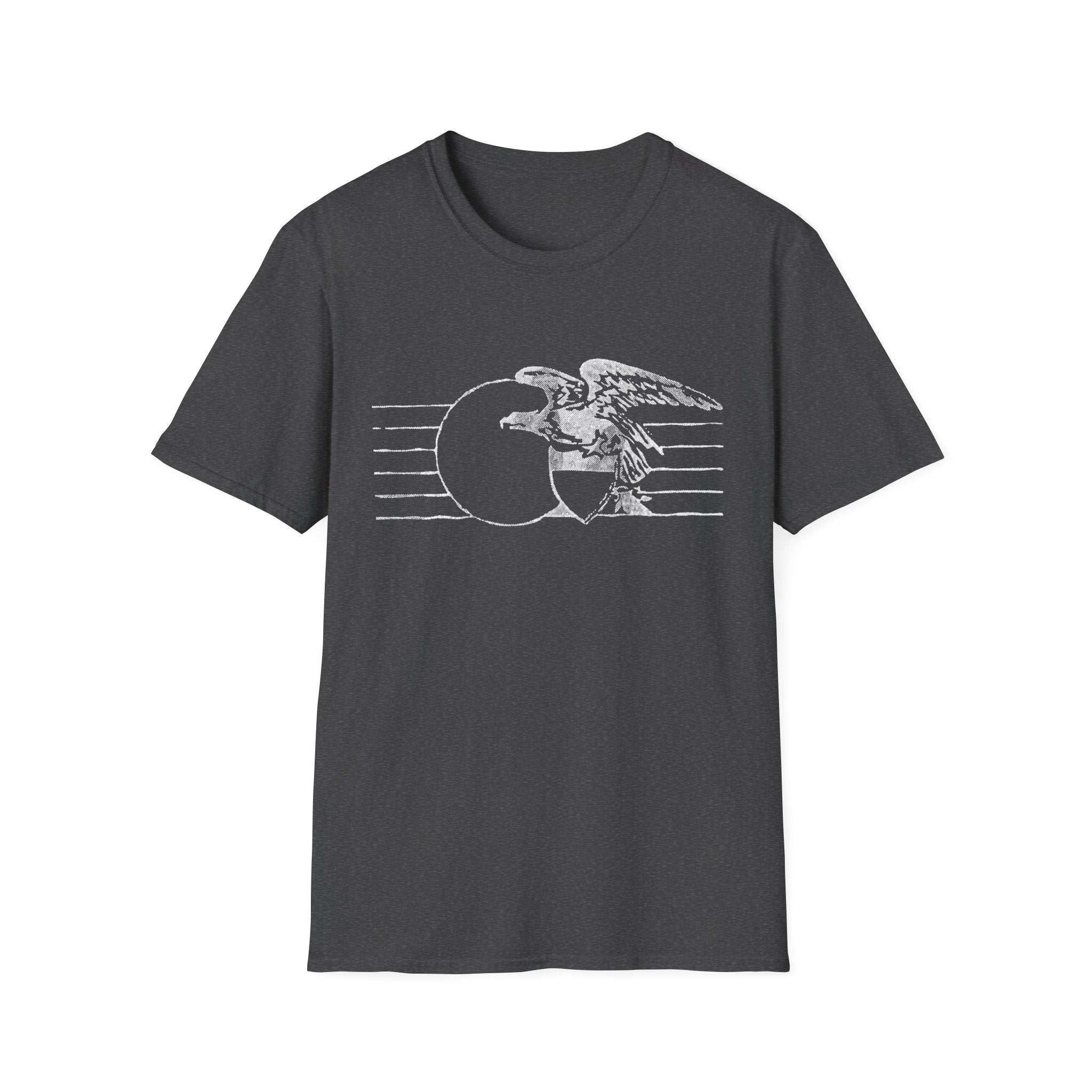 Vintage Eagle Graphic Unisex Softstyle T-Shirt, Casual Tee