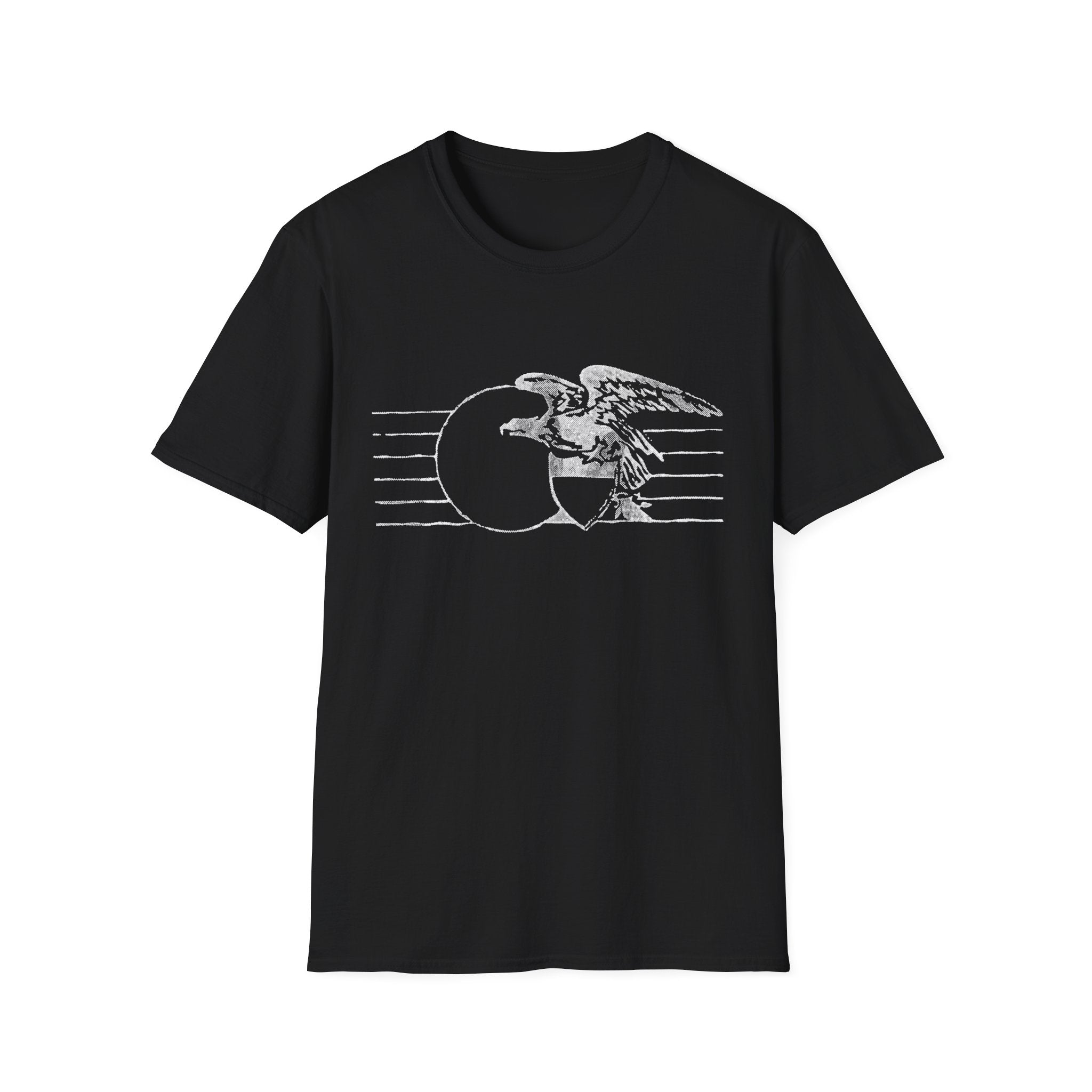 Vintage Eagle Graphic Unisex Softstyle T-Shirt, Casual Tee