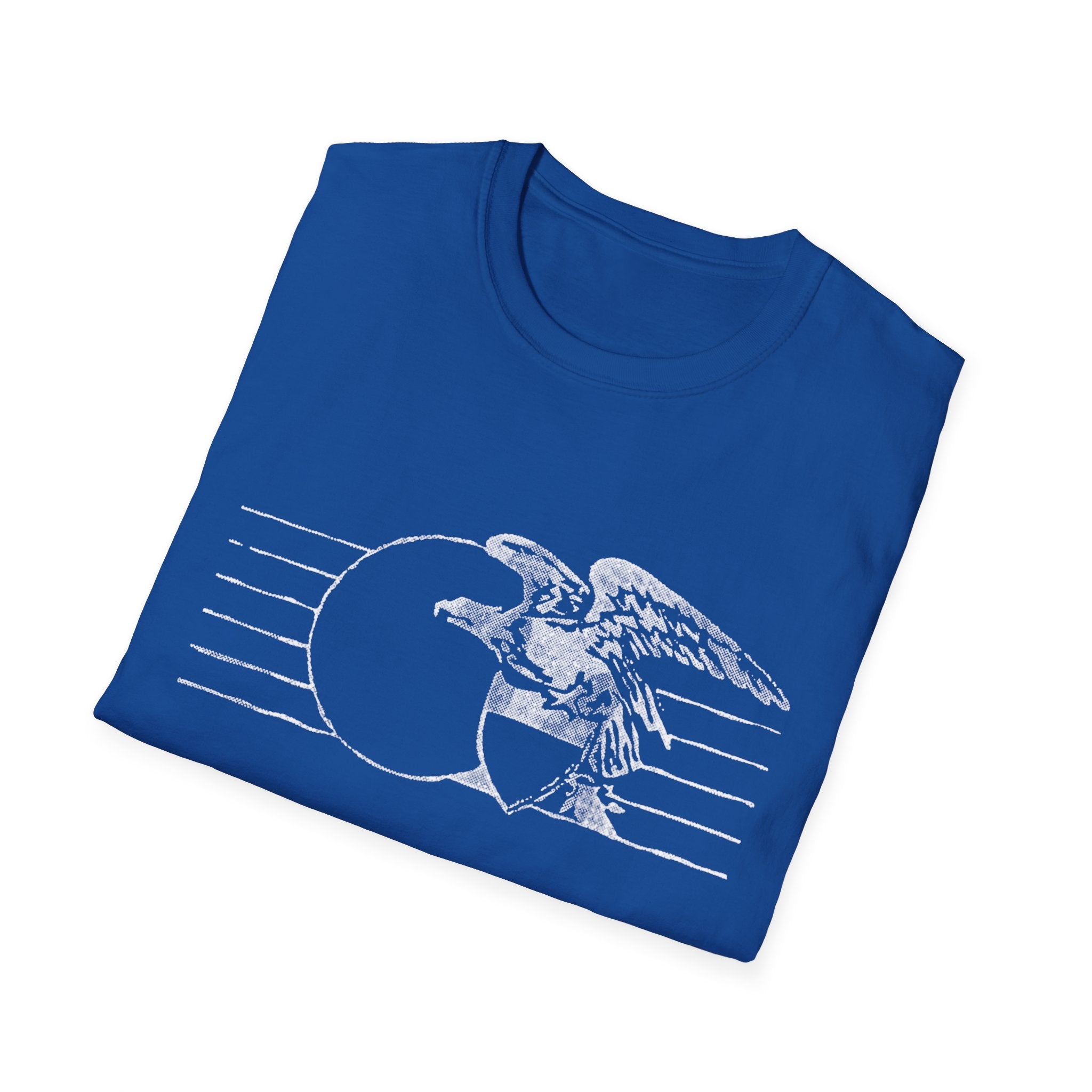 Vintage Eagle Graphic Unisex Softstyle T-Shirt, Casual Tee