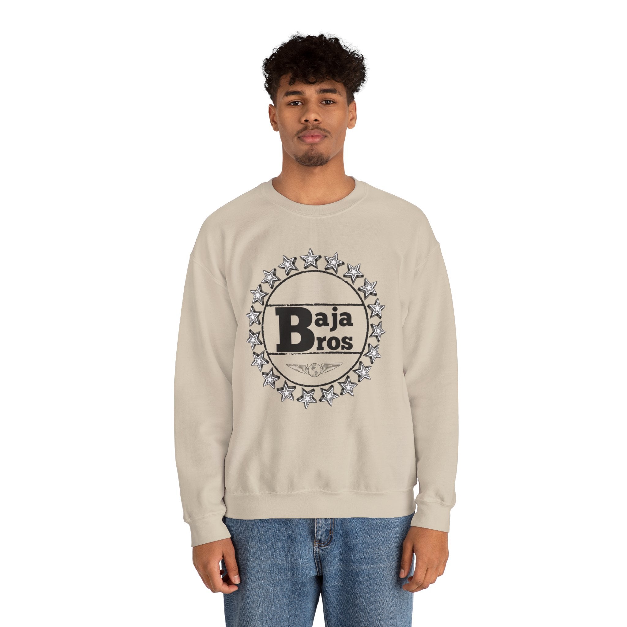 Baja Bros Sweatshirt | Unisex Crewneck, Cozy Gift, Casual Wear, Graphic Pullover, Perfect for Friends & Family