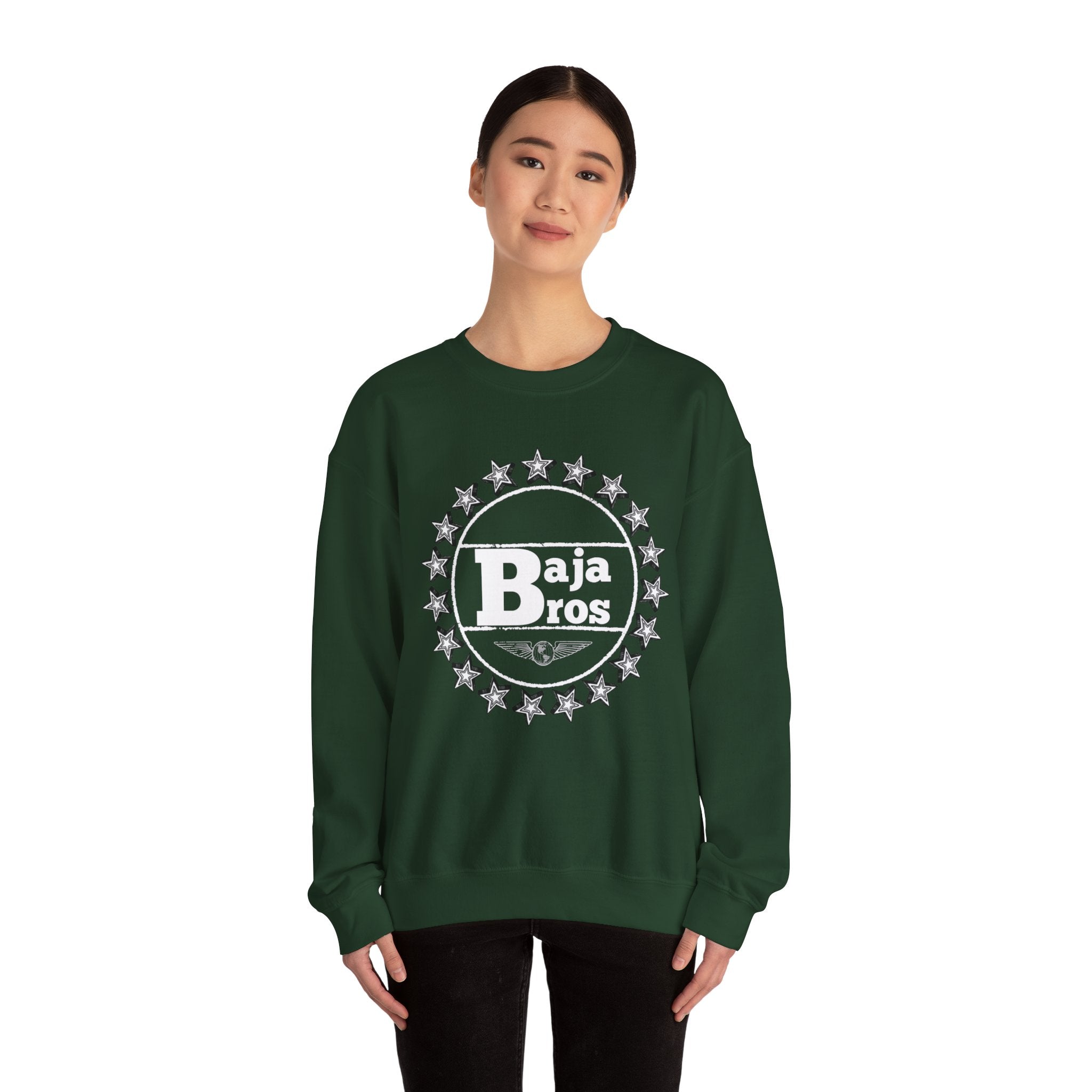 Baja Bros Sweatshirt | Unisex Crewneck, Cozy Gift, Casual Wear, Graphic Pullover, Perfect for Friends & Family