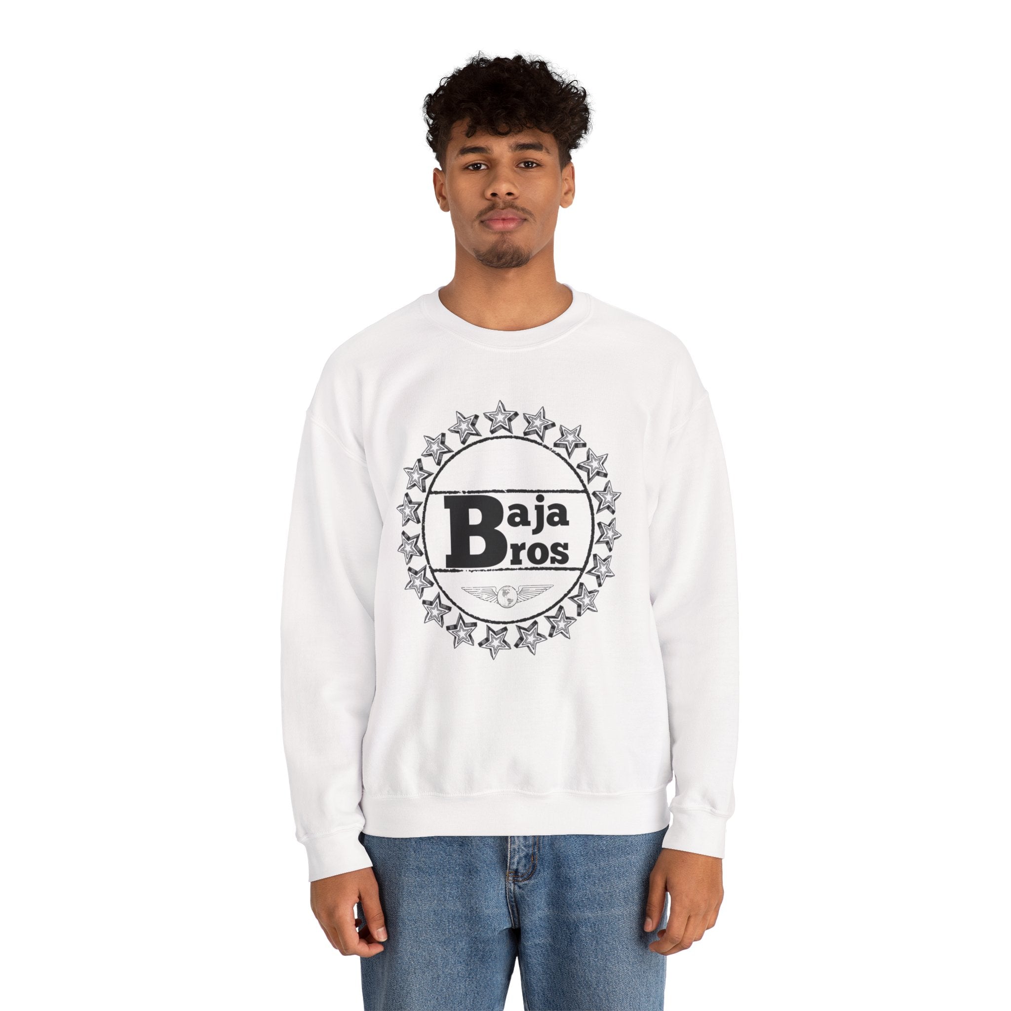 Baja Bros Sweatshirt | Unisex Crewneck, Cozy Gift, Casual Wear, Graphic Pullover, Perfect for Friends & Family