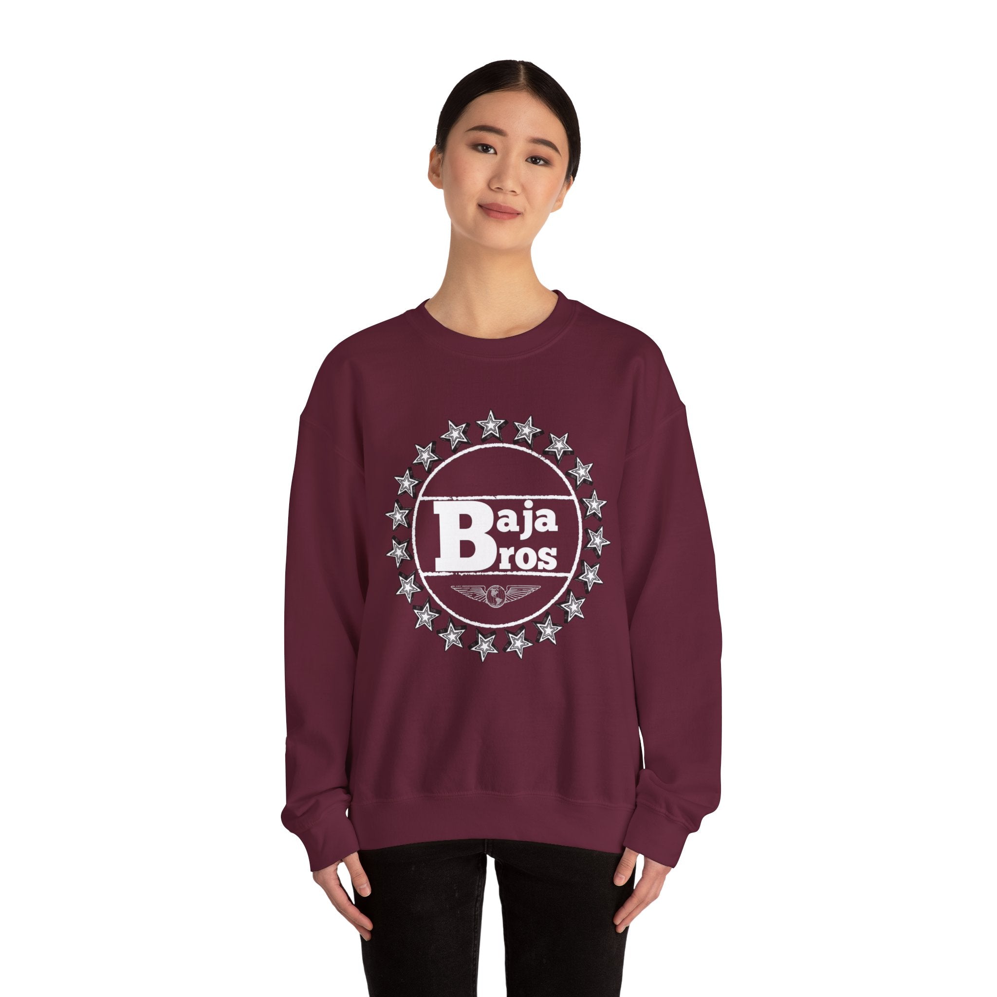 Baja Bros Sweatshirt | Unisex Crewneck, Cozy Gift, Casual Wear, Graphic Pullover, Perfect for Friends & Family