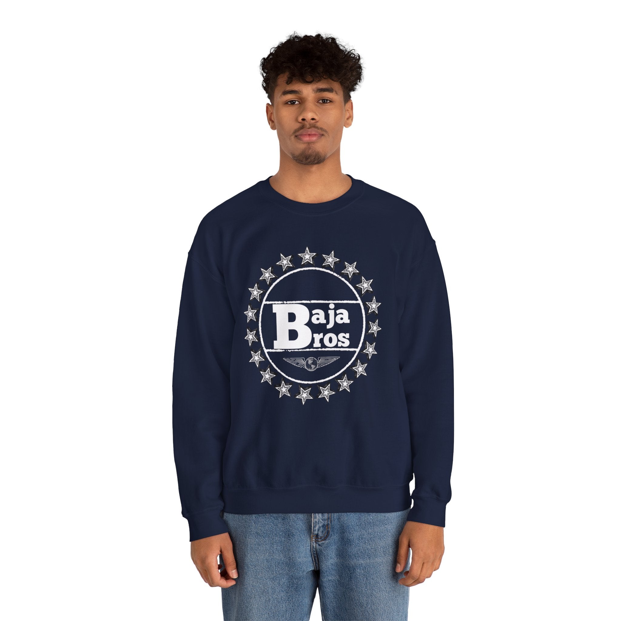 Baja Bros Sweatshirt | Unisex Crewneck, Cozy Gift, Casual Wear, Graphic Pullover, Perfect for Friends & Family