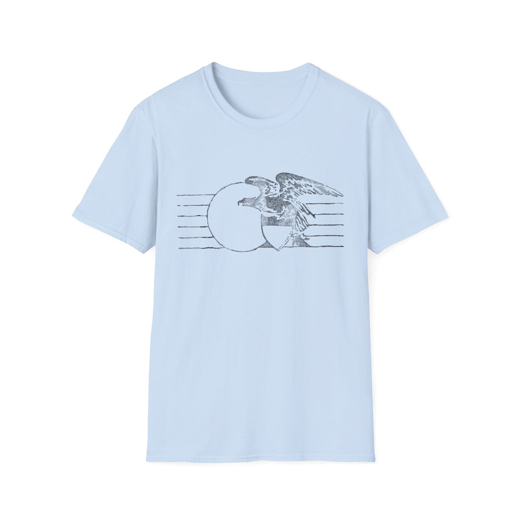 Vintage Eagle Graphic Unisex Softstyle T-Shirt, Casual Tee