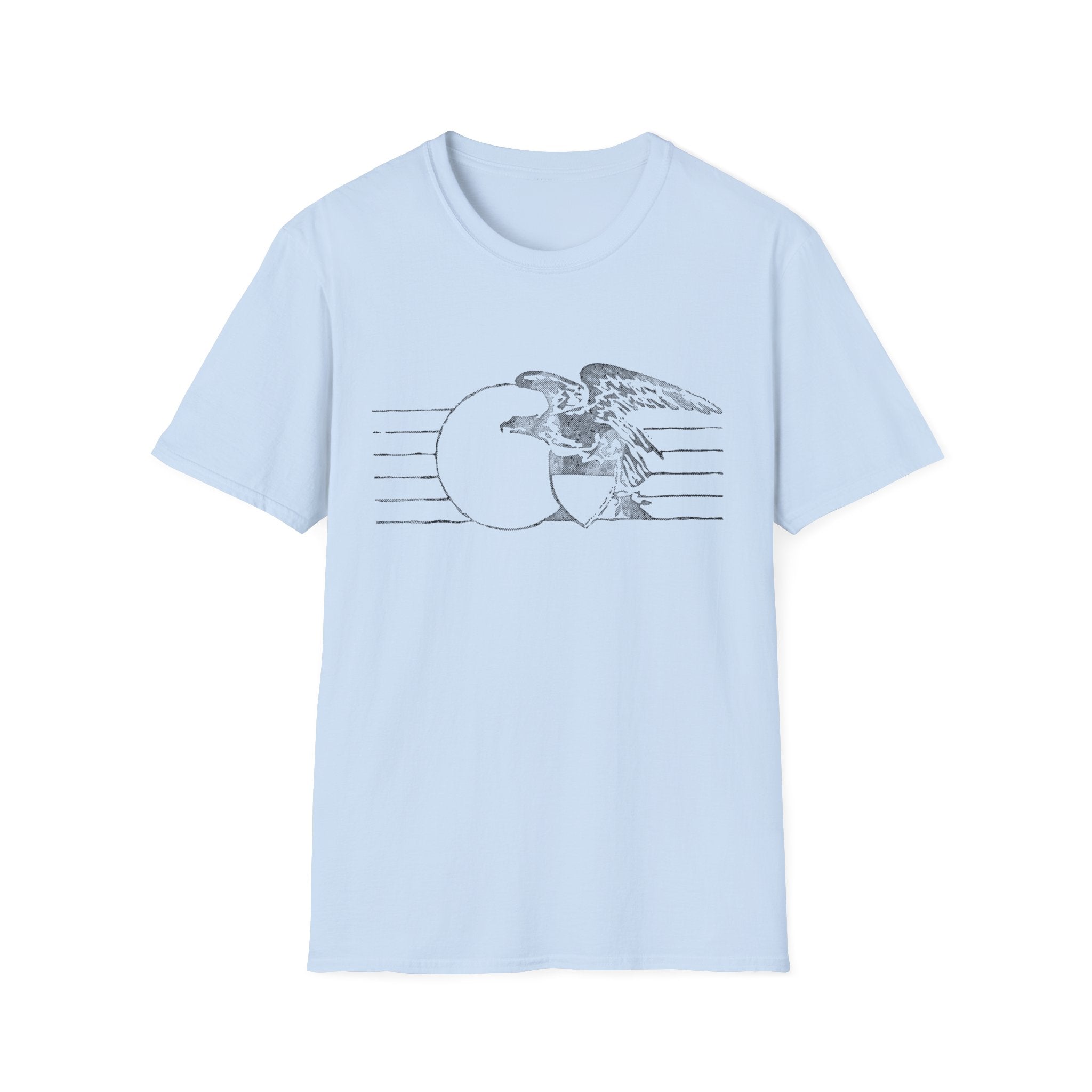 Vintage Eagle Graphic Unisex Softstyle T-Shirt, Casual Tee