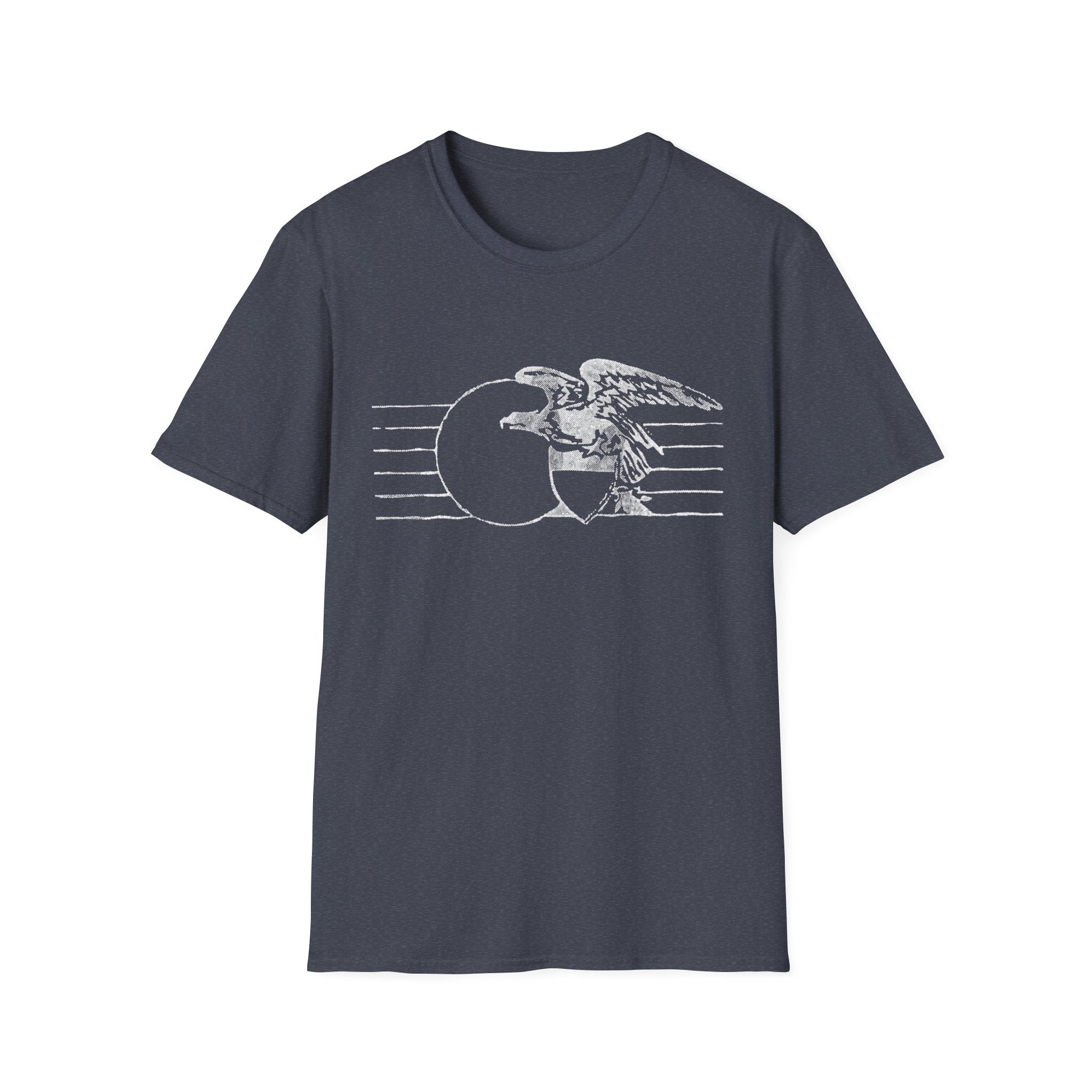 Vintage Eagle Graphic Unisex Softstyle T-Shirt, Casual Tee