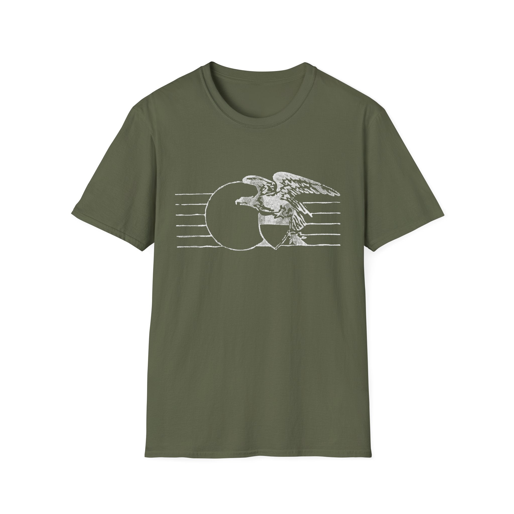 Vintage Eagle Graphic Unisex Softstyle T-Shirt, Casual Tee